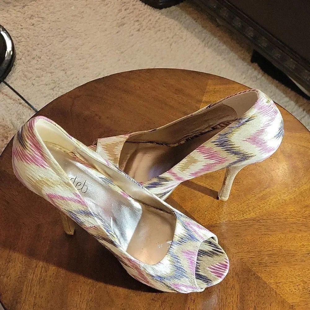 DEB WOMEN"S PEEP TOES HIGH HEEL STILETTOS PUMP SHOES